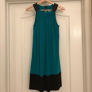 🔥Flash Sale🔥Calvin Klein Turquoise & Black Dress